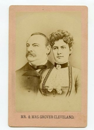 President Grover Cleveland & First Lady 1880 