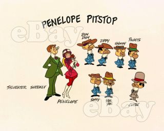 Rare Perils Of Penelope Pitstop Cartoon Color Tv Photo Hanna Barbera Studios