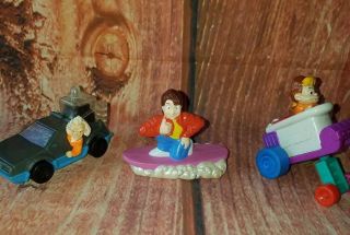 3 Piece Vintage Back To The Future Mcdonalds Happy Meal Toys 1991 Cake Toppers