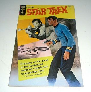 Star Trek 2 Comic (8.  0 Vf) 1968 Gold Key,  Spock,  Kirk Cover