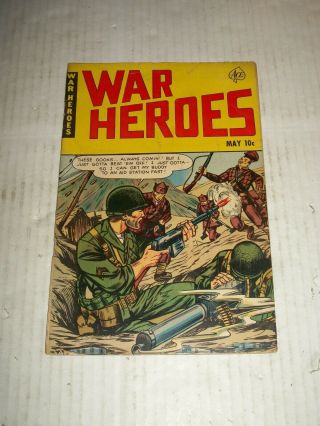 Ace Magazines War Heroes 1 May 1952