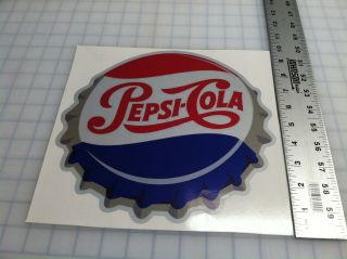 Coca Cola Pepsi Cola Decal Soda Cap Sticker 10 "