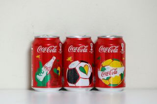 2014 Coca Cola 3 Cans Set From Slovenia,  2014 Fifa World Cup