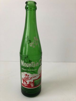 Very Rare Hillbilly Mountain Dew Bottled By Shenley,  Keith & Kent.  Htf 10 Oz.