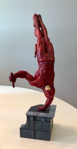 Hard Hero Daredevil Statue - Red -