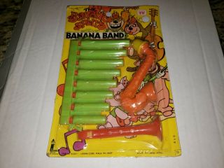 The Banana Splits Band Larami Corp 9038 - 1 Hanna - Barbara Sax Horn Tubular Bells