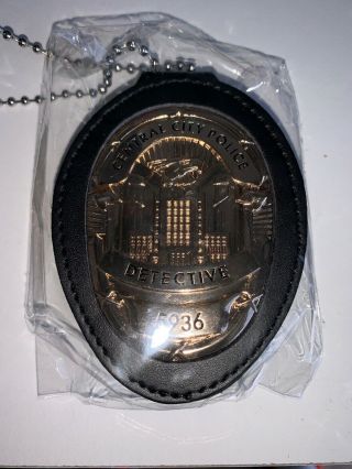 The Flash Central City Police Badge Tv Show Dc Comics Collectibles