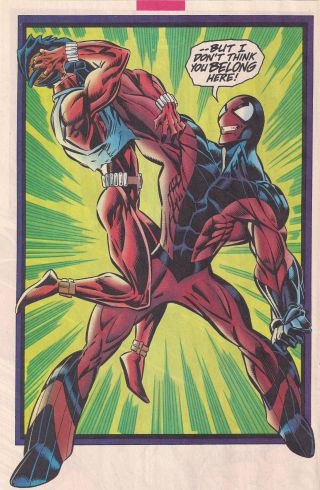 Spider - Man 404 Marvel 1995 Comic Book Art Pg.  6 Mark Bagley 2