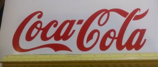 Coca - Cola Decal Sticker 15inch Coke