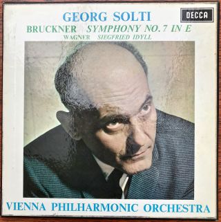 Set 323/4 Wbg Ed2 Georg Solti - Bruckner Symphony No.  7 Ex/ex 2 X Lp