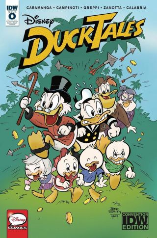 Sdcc 2017 Exclusive Idw Ducktales 0 Convention Variant By Jeff Smith Only 500