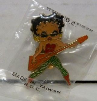 Betty Boop With Guitar Pin -