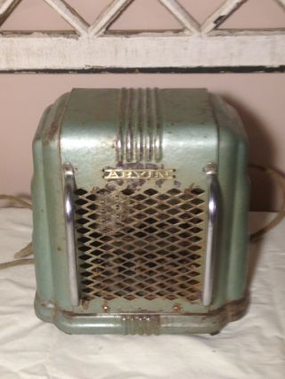 Antique Vintage 1956 Functioning Art Deco Arvin Electric Space Heater