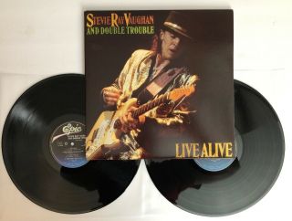 Stevie Ray Vaughan - Live Alive - 1986 Us 1st Press (nm -) Ultrasonic
