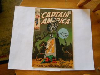 Captain America 113 (may 1969,  Marvel Comics) Stan Lee
