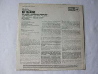 SIMON & GARFUNKEL THE GRADUATE 1968 CBS UK 1ST PRESS VINYL LP GREAT AUDIO 3