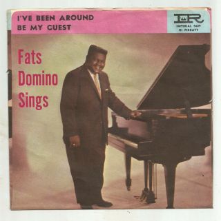 Rock & Roll R&b W/ Picture Sleeve - Fats Domino - Be My Guest - Hear - 1959 Imperial