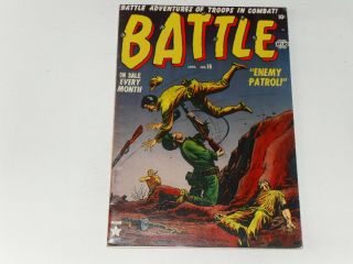Battle 16 Jan 1953 Atlas War Comic I Saw Hitler Die By Russ Heath