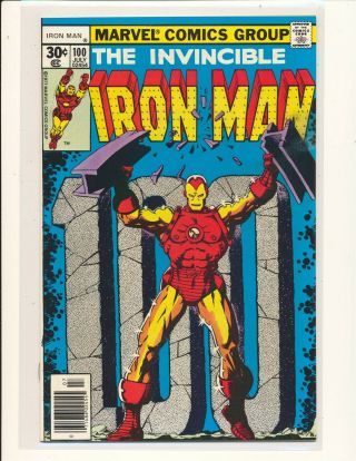 Iron Man 100 - Jim Starlin Cover Vf,  Cond.