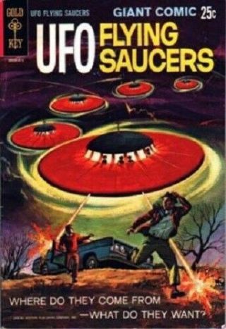 Ufo & Outer Space 1 Gold Key Vg/fn