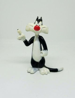 1999 Wb Warner Brother Looney Tunes Sylvester The Cat Figure/ Cake Topper