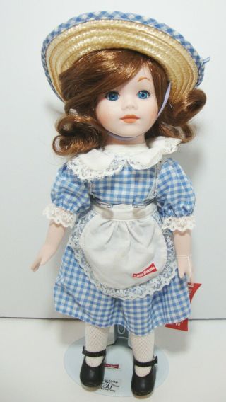 Collectible Little Debbie Porcelain Doll With Stand 30th Anniversary Vintage
