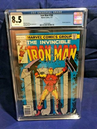 Marvel Comics The Invincible Iron Man 100 Cgc Vf,  8.  5