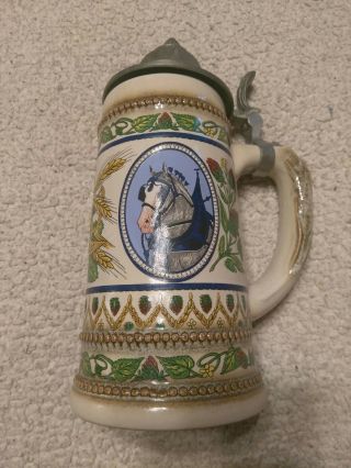 Vintage Gerz Beer Stein From Germany Horse and Hops 3