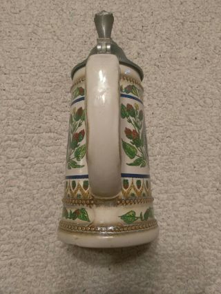 Vintage Gerz Beer Stein From Germany Horse and Hops 4