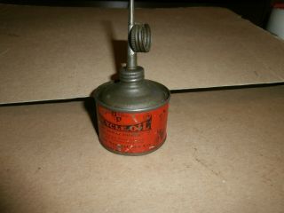 Vintage Tin Oil Can Royal Brand Bicycle Specialties Co Chicago