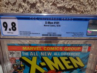 X - MEN 101 CGC 9.  8 WHITE PAGES 1st Appearance Phoenix Dark Movie 1 134 Uncanny 2