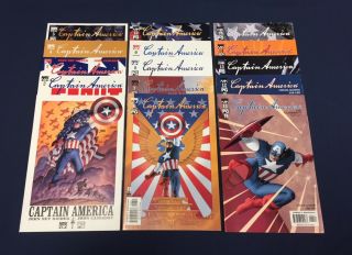 Captain America 1 - 15 : Volume 4 : Marvel 2002 : First Prints : Rieber,  Cassaday