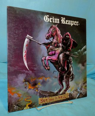 Grim Reaper See You In Hell Rca Records Vinyl Lp 1984 Nfl1 - 8038