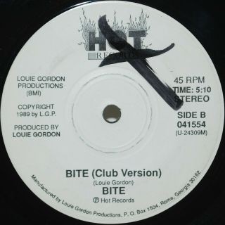 Louie Gordon 45 BITE Radio & Club Atlanta GA Hip Hop Electro Rap Hot Records 2