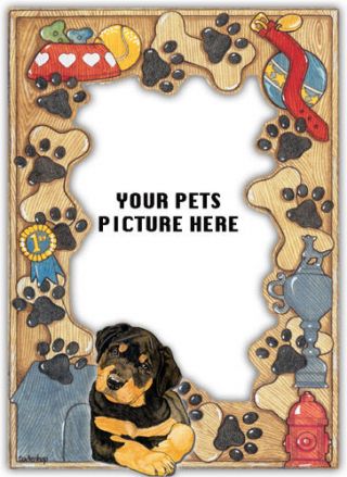 Rottweiler Picture Frame