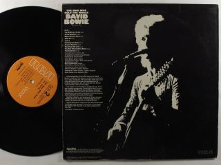 DAVID BOWIE The Man Who The World RCA LP VG,  w/poster ^ 2