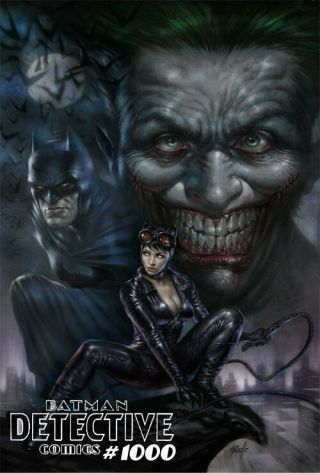 Detective Comics 1000 Parrillo Trade Variant Dc Comics Batman Joker Catwoman