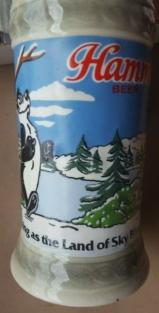 1988 Hamm ' s Beer MUG - Refreshing As The Land of The Sky Blue Waters LIMITED ED. 2