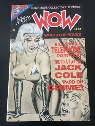 Wow World Of Ward 1 Comics - Bill Ward - Jack Cole - Crime - Gga - Torchy - Pin - Up - F - Vf