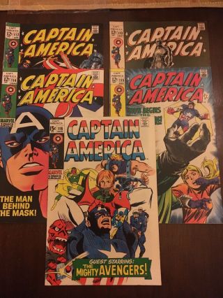 Captain America 112 - 116