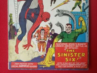 SPIDER - MAN ANNUAL 1 1ST APPEARANCE OF THE SINISTER SIX 1964 MARVEL 10