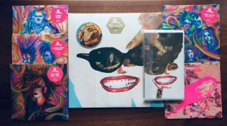 Black Moth Rainbow Panic Blooms Blue Lp,  Patch,  Cassette,  7 " Singles,