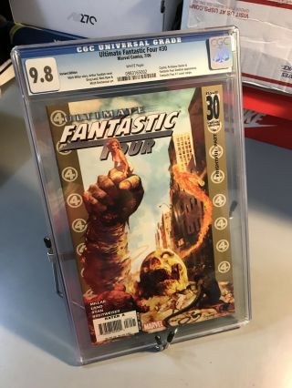 Ultimate Fantastic Four 30 Variant Cgc 9.  8 Highest Grade Marvel Zombies