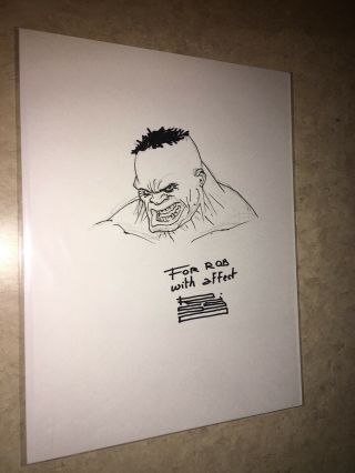 Eduardo Risso Art Sketch Drawing The Incredible Hulk