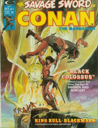 The Savage Sword Of Conan Issue 2 In Near