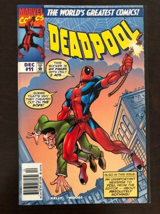 Deadpool 11 Nm - Spider - Man Fantasy 15 Homage 1997 Marvel Comics