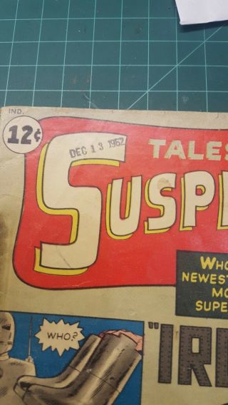 Tales of Suspense 39,  1st appearance of IRON MAN,  (Mar 1963,  Marvel) 4