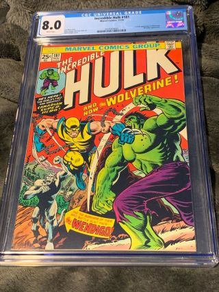 Incredible Hulk 181 Cgc 8.  0 (white Pages)