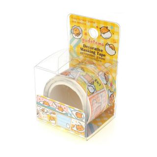 2017 Sanrio Gudetama Egg Masking Tape Set (Set of 2 Rolls) 3