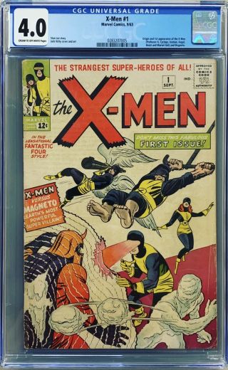X - Men 1 Cgc 4.  0 Silver Age September 1963